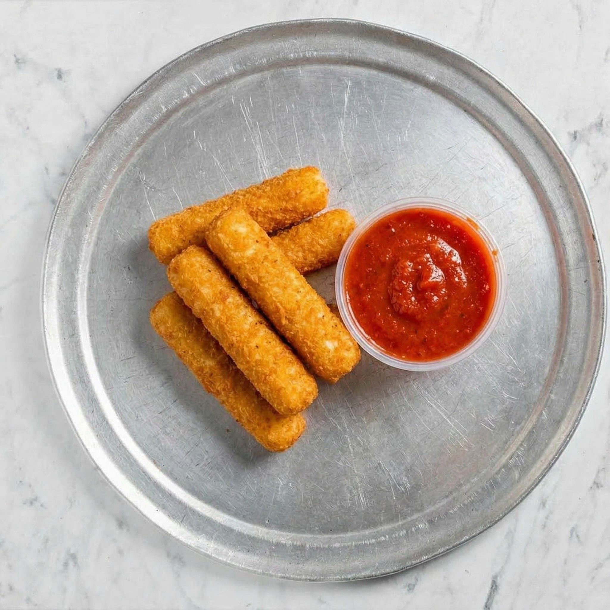 Beer Battered Mozzarella Sticks.