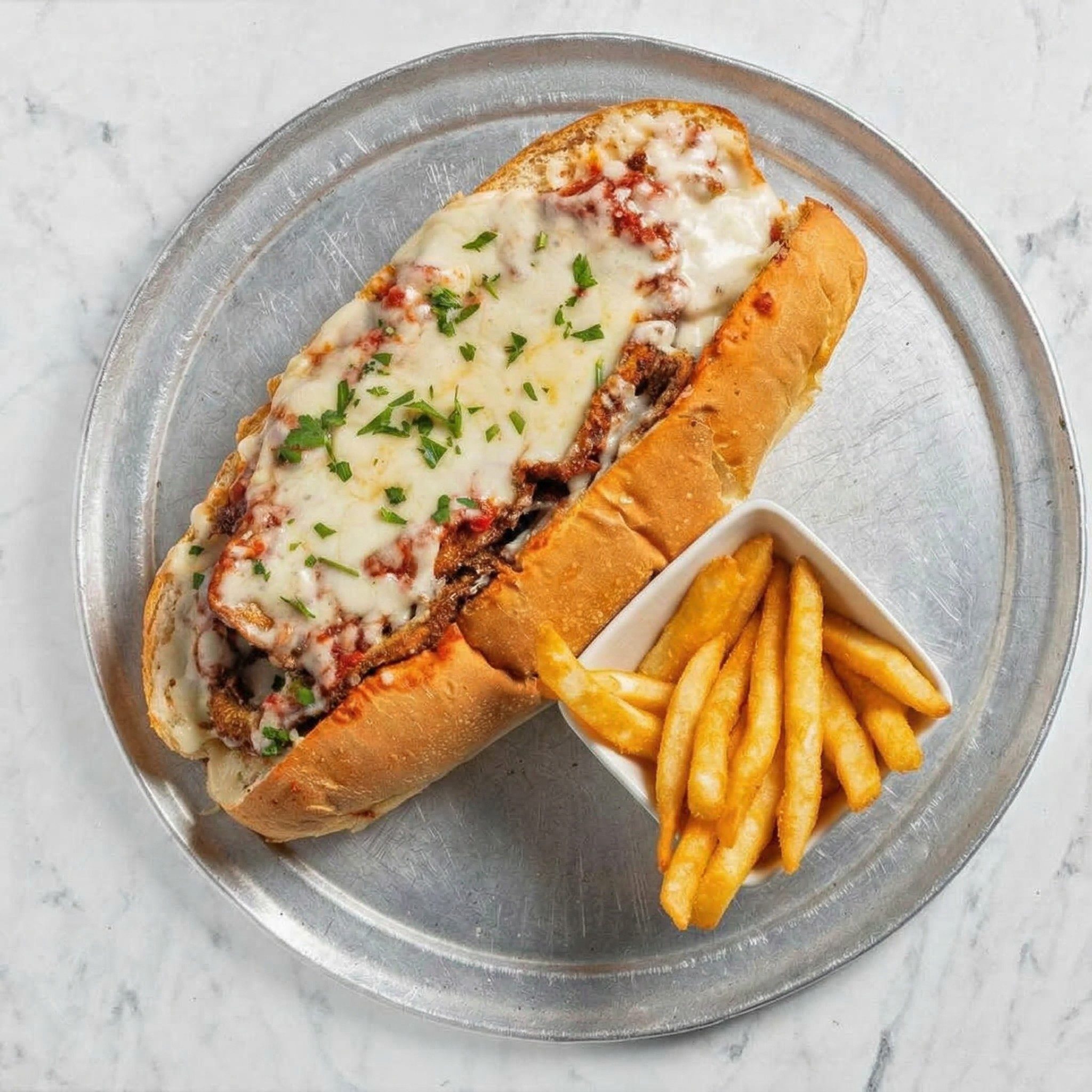 Eggplant Parmesan.