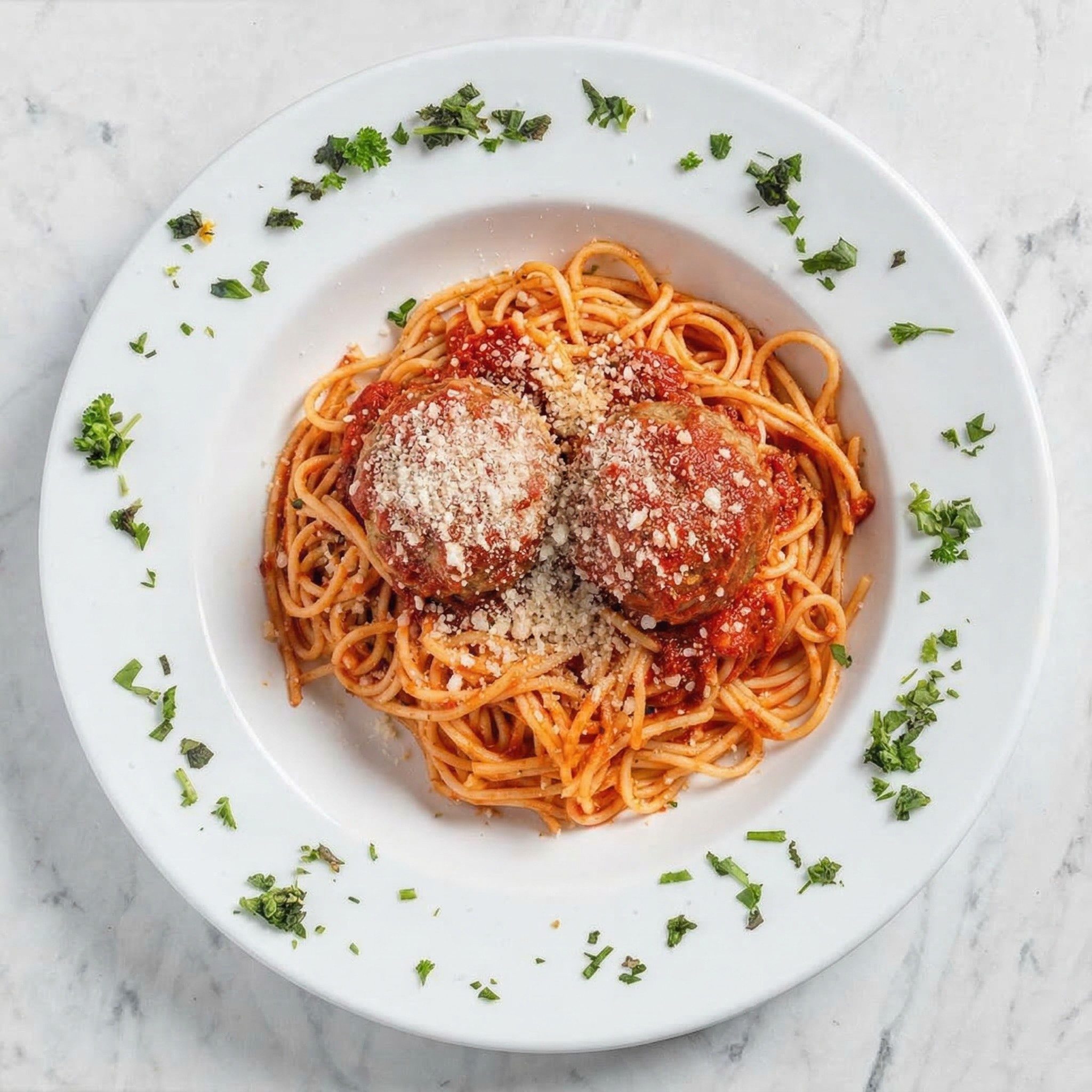 Spaghetti with Sausage.