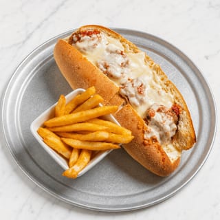 Meatball Parmesan Hot Sub