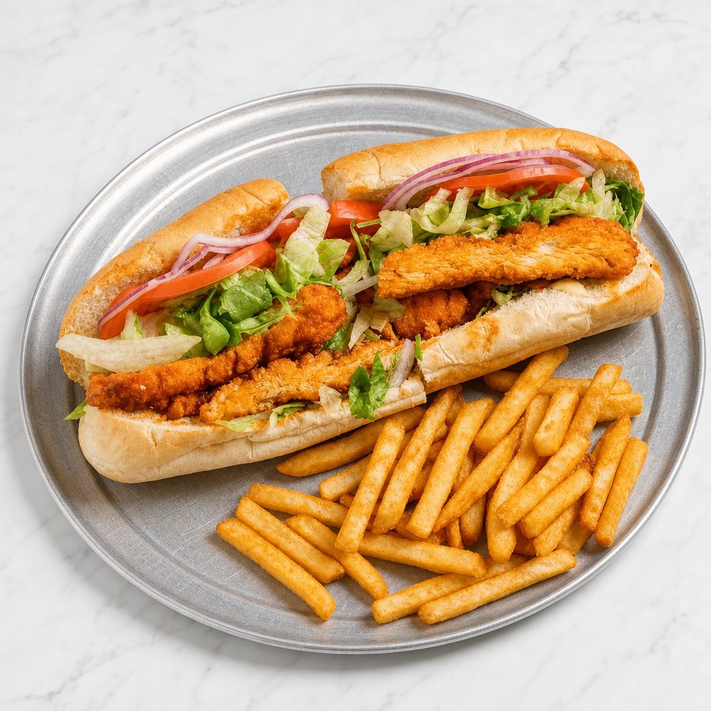 Buffalo Chicken Tender Sub.