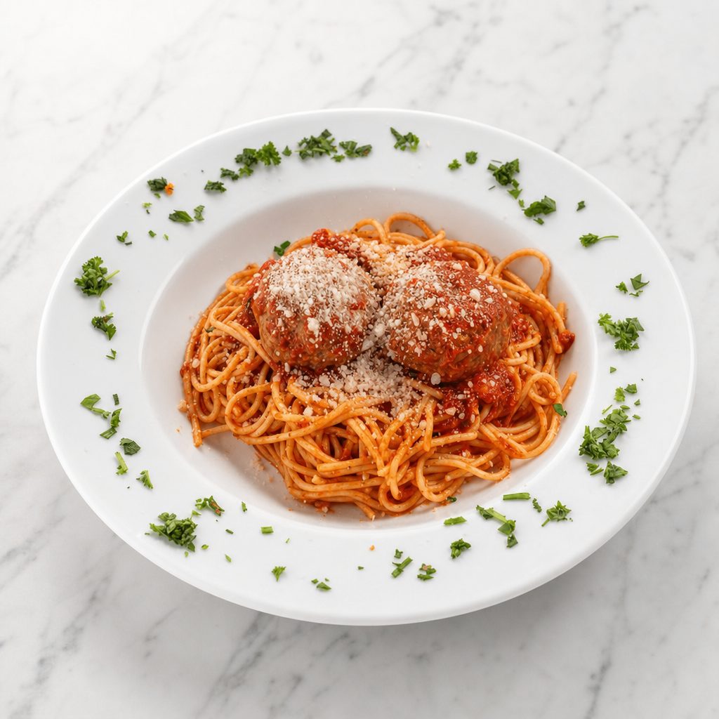 Spaghetti with Sauce.