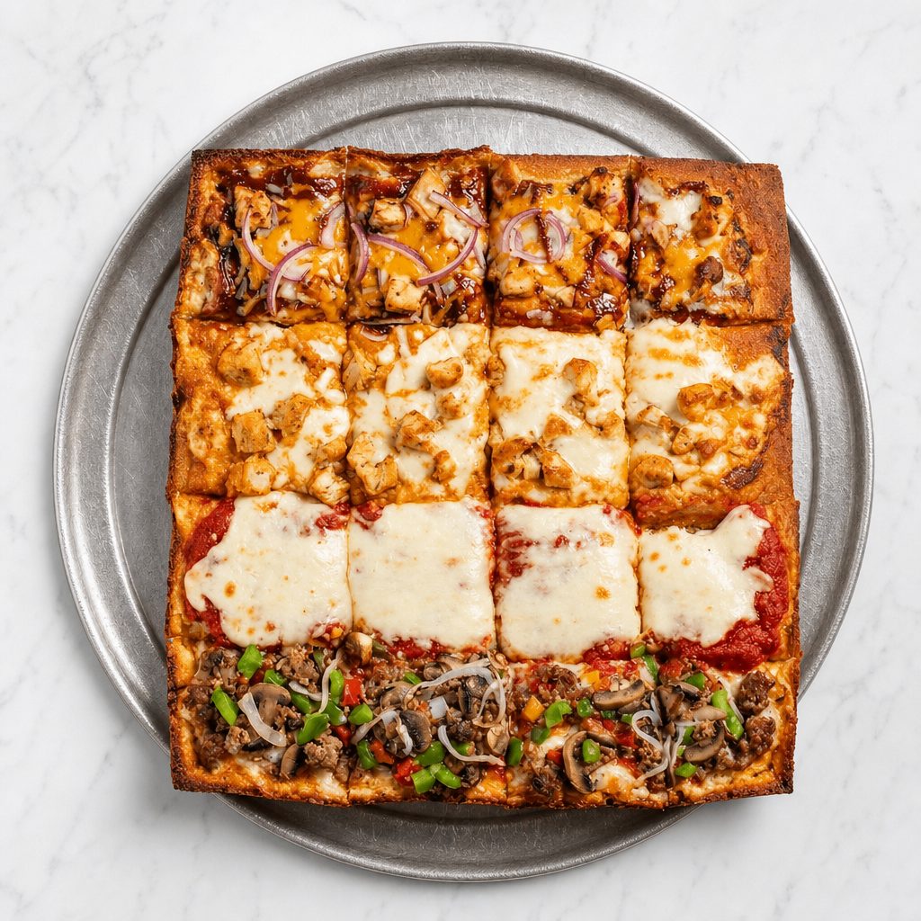 32 Slice Sheet Pizza.