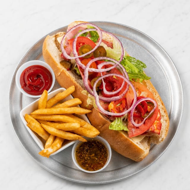 Ham & Cheese Cold Sub.